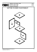 Предварительный просмотр 3 страницы Next WHITE NEW S SIDE 507036 Assembly Instructions Manual