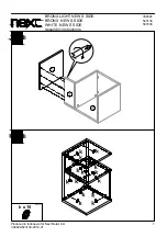 Предварительный просмотр 8 страницы Next WHITE NEW S SIDE 507036 Assembly Instructions Manual