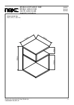 Предварительный просмотр 9 страницы Next WHITE NEW S SIDE 507036 Assembly Instructions Manual