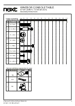 Предварительный просмотр 4 страницы Next WINDSOR 671491 Assembly Instructions Manual