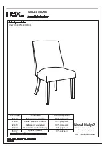 Preview for 1 page of Next WOLIN 469132 Assembly Instructions Manual