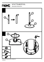 Preview for 5 page of Next WYATT BARSTOOL Assembly Instructions Manual