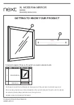 Предварительный просмотр 3 страницы Next XL MODERNA 900595 Assembly Instructions