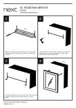 Предварительный просмотр 4 страницы Next XL MODERNA 900595 Assembly Instructions