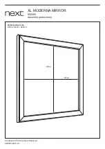 Предварительный просмотр 5 страницы Next XL MODERNA 900595 Assembly Instructions