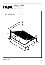 Предварительный просмотр 15 страницы Next ZOLA 145445 Assembly Instructions Manual