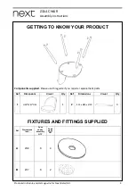 Предварительный просмотр 4 страницы Next ZOLA Assembly Instructions Manual