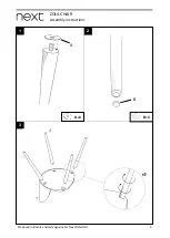 Предварительный просмотр 5 страницы Next ZOLA Assembly Instructions Manual