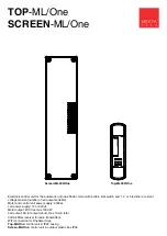 Nexta Tech SCREEN-ML/One Instructions Manual preview