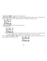 Предварительный просмотр 37 страницы Nextar MA99T Instruction Manual