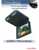 Nextar MD1008 Instruction Manual preview