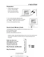 Предварительный просмотр 5 страницы Nextar N7-105 - Digital Photo Frame User Manual