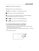 Preview for 8 page of Nextar N7-108 User Manual