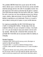 Preview for 3 page of Nextav NX-D100 Manual