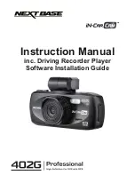 NextBase 402G Instruction Manual preview