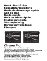 Предварительный просмотр 1 страницы NextBase Duo Cinema Pro Quick Start Manual