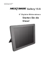 Предварительный просмотр 1 страницы NextBase GALLERY 15-S - (German) Anleitung Manual