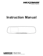 NextBase Mirror Instruction Manual preview