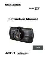 Preview for 1 page of NextBase NBDVR4063 Instruction Manual