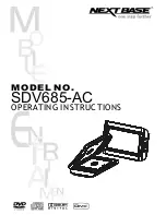 Preview for 1 page of NextBase SDV685-AC Operating Instructions Manual