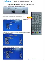 NextBase TV700F ATV - SCAN FUNCTION ILLUSTRATION Manual preview