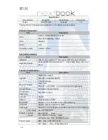 Nextbook Next7P12-8G Specifications preview