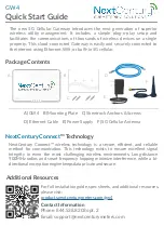 NextCentury GW4 Quick Start Manual preview