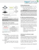 Предварительный просмотр 2 страницы NextCentury TR-201 Operation And Installation Manual