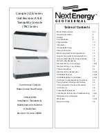 Preview for 1 page of NextE CCE07 Installation, Operation And Maintenance Manual