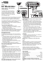 Предварительный просмотр 1 страницы Nextech 1511214 Owner'S Manual