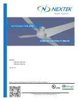 Nextek 3-Blade Vari-Cyclone Installation And User Manual preview