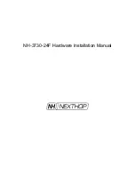 Предварительный просмотр 1 страницы Nexthop NH-3730-24F Hardware Installation Manual