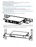 Предварительный просмотр 2 страницы Nextiva HDR 1800 Quick Installation Manual