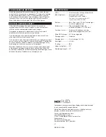 Preview for 2 page of NEXTLED NT-6648 Quick Start Manual