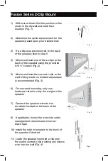 Preview for 2 page of Nextlevel Acoustics Z-CLIP Installation Instructions