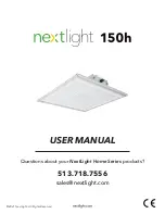 Предварительный просмотр 1 страницы NextLight 150h User Manual