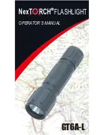 Предварительный просмотр 1 страницы Nextorch GT6A-L Operator'S Manual