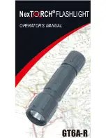 Предварительный просмотр 1 страницы Nextorch GT6A-R Operator'S Manual