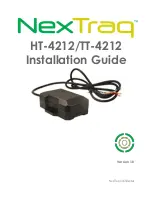 Preview for 1 page of NexTraq HT-4212 Installation Manual