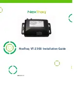 Preview for 1 page of NexTraq VT-2300 Installation Manual