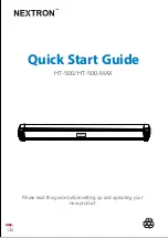 Preview for 1 page of Nextron HT-500 Quick Start Manual