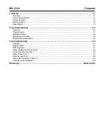 Preview for 3 page of Nextron MASTERTRACE MS-2101 Operator'S Manual