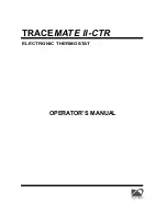 Nextron TRACEMATE II-CTR Operator'S Manual preview