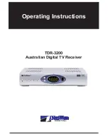 Предварительный просмотр 1 страницы NextWave Digital TDR-3200 Operating Instructions Manual