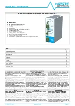 nextys NPSM481 Series Instruction Manual предпросмотр