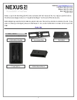 Preview for 3 page of Nexus 21 Transcend Pro Installation Instructions Manual