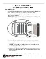 Preview for 1 page of Nexus 1500+ Quick Start Manual