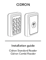 Nexus Cidron Combi Reader Installation Manual preview