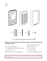 Preview for 4 page of Nexus Cidron Combi Reader Installation Manual