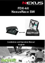 Nexus FDX-kit Installation And Operation Manual preview